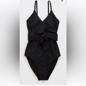 AERIE Wrap Full Coverage One Piece Swimsuit